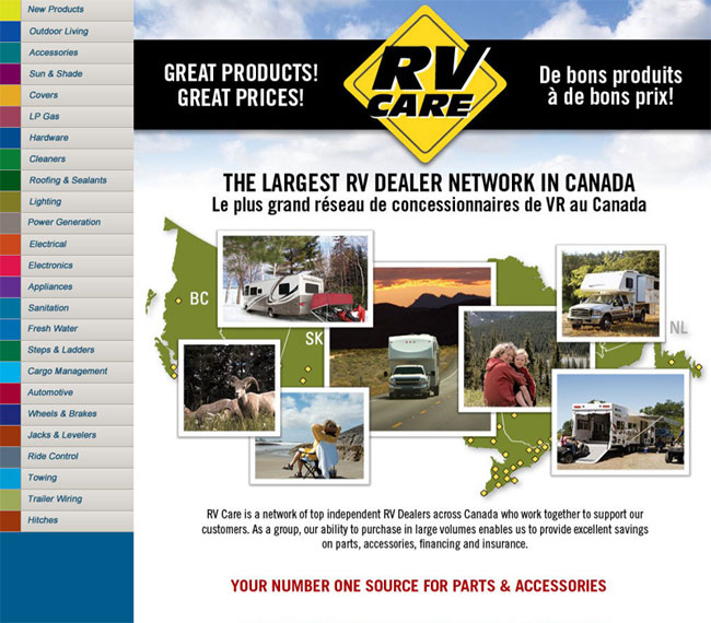 RV Parts & Accessories Online