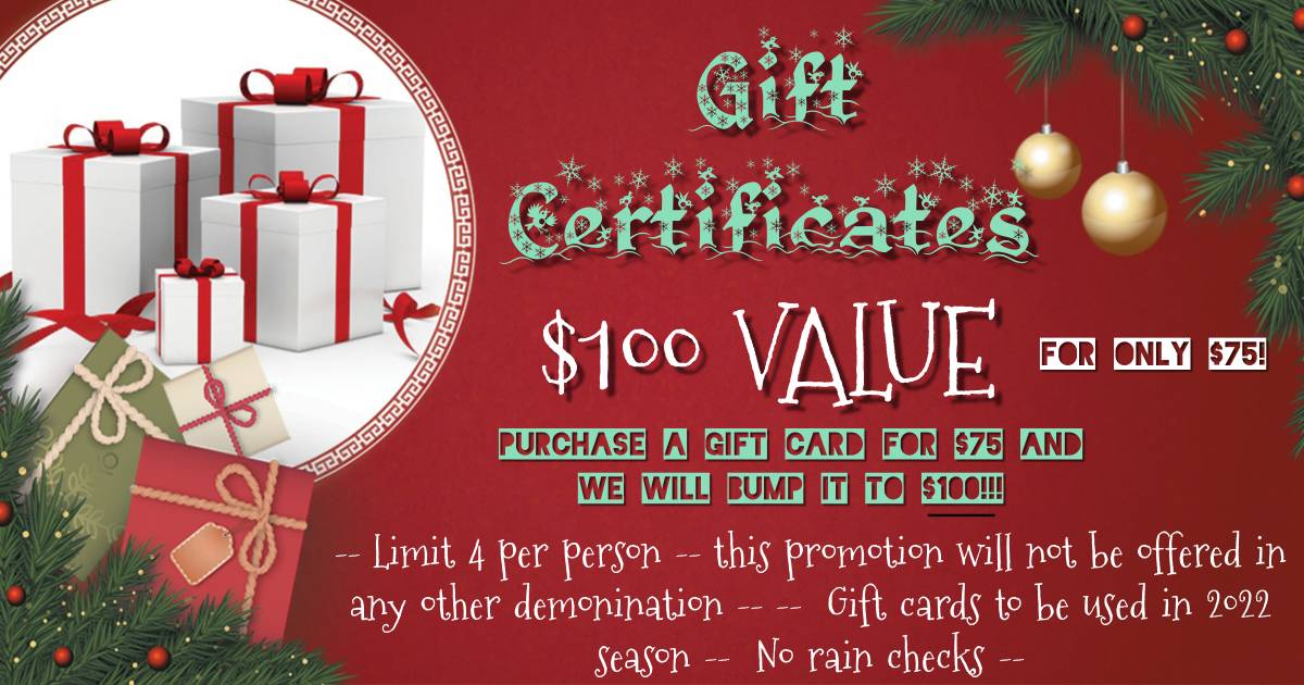 Gift Card Promotion – It’s BACK!
