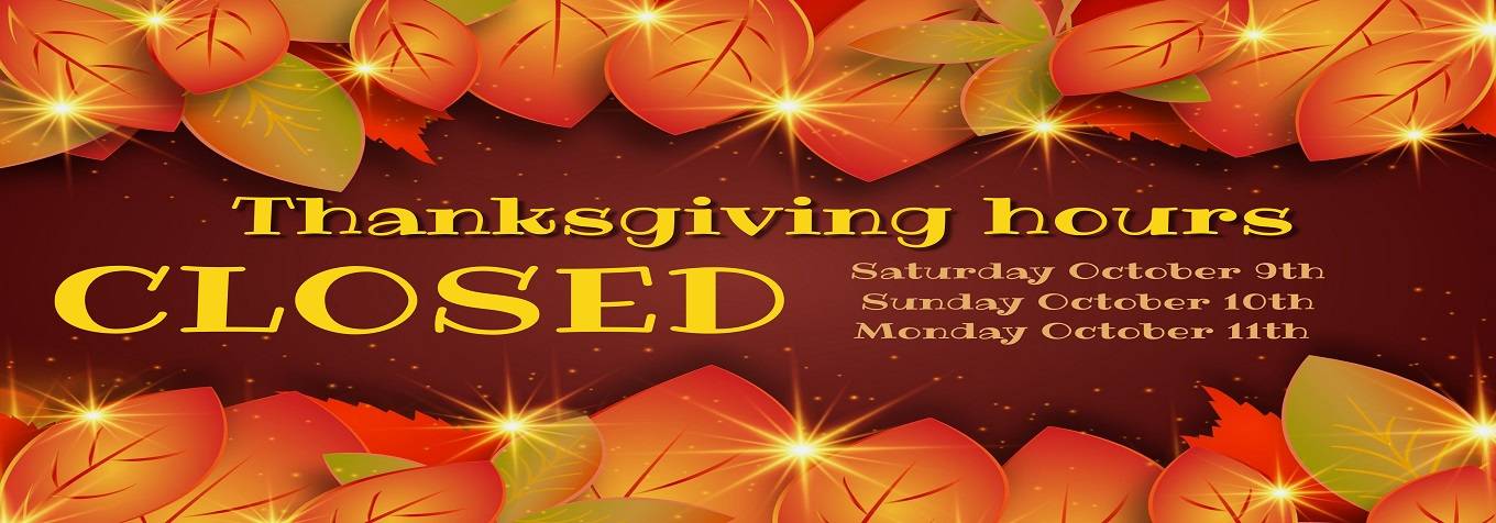 Thanksgiving Weekend Hours