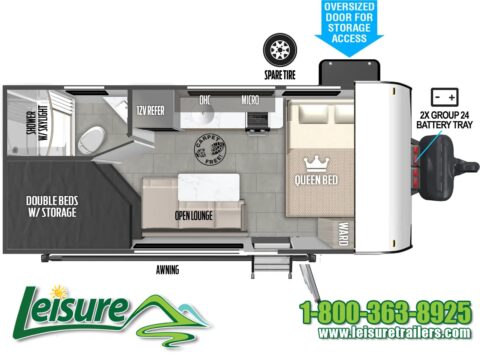 2026 Forest River Wildwood 174DBLE