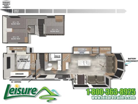 2025 Forest River Wildwood Lodge 42FLDL